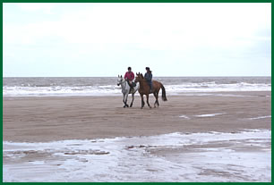 The nearby beach to Field Farm